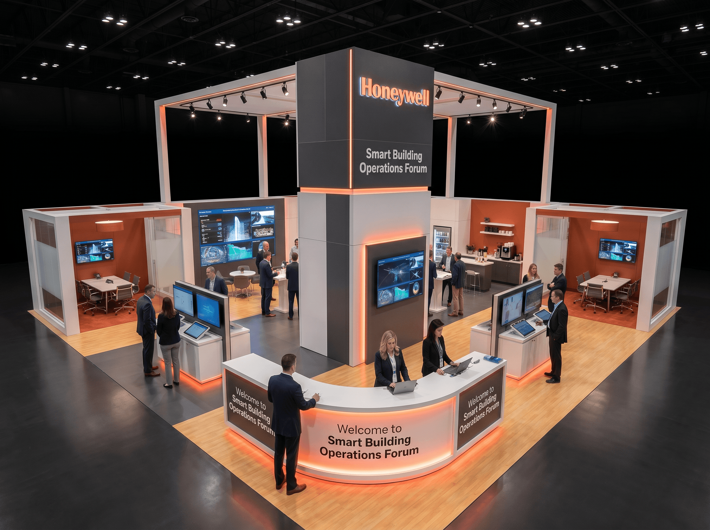 40 x 60 Miami Trade Show Exhibit Rental 20