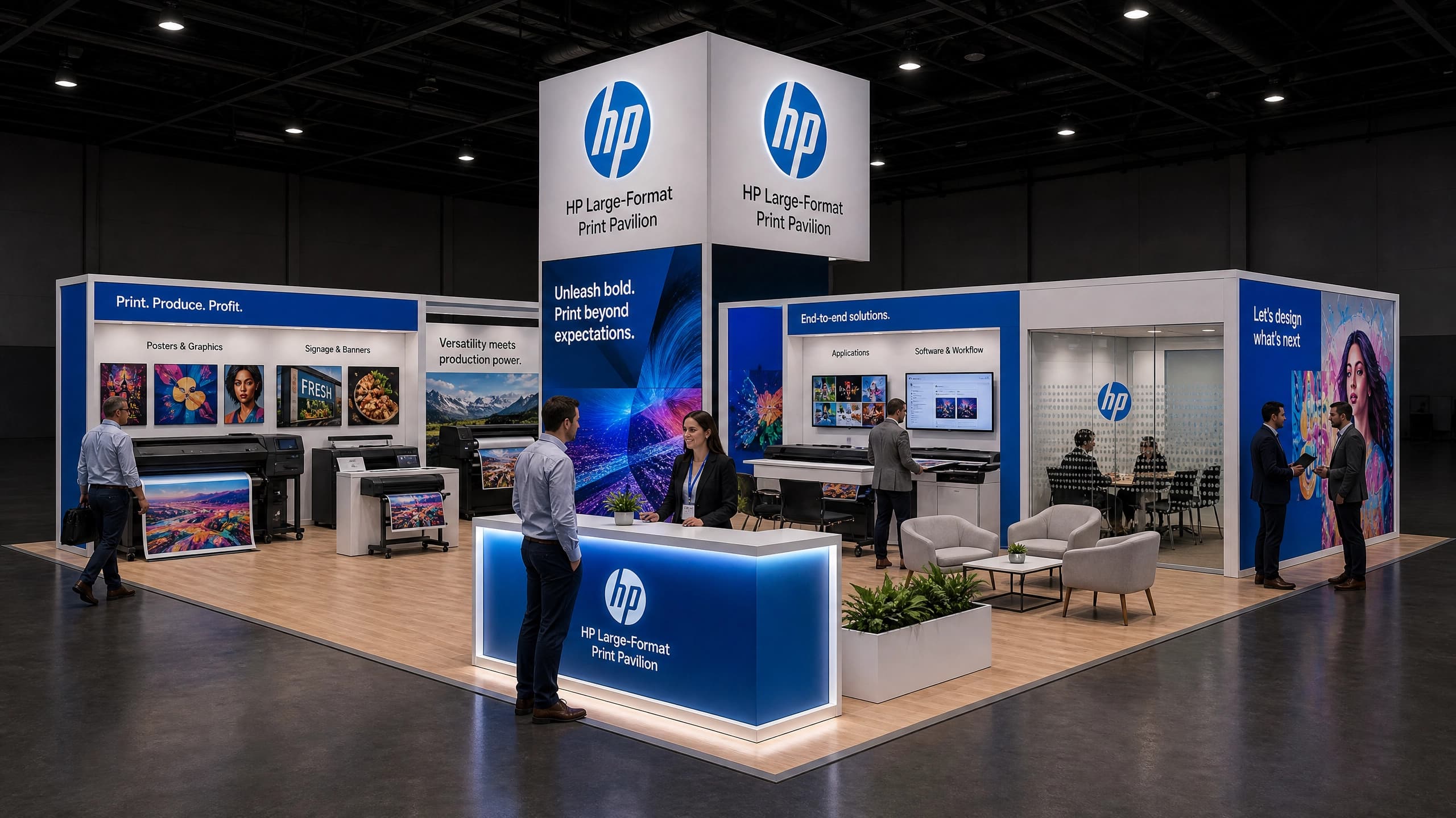 40 x 40 Orlando Expo Booth Rental Rental 19