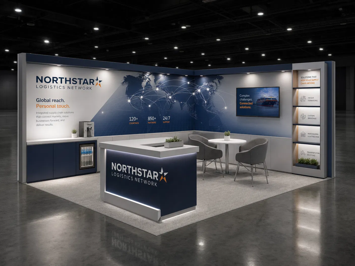 10 x 20 FIME Miami Exhibit Rental Rental 14