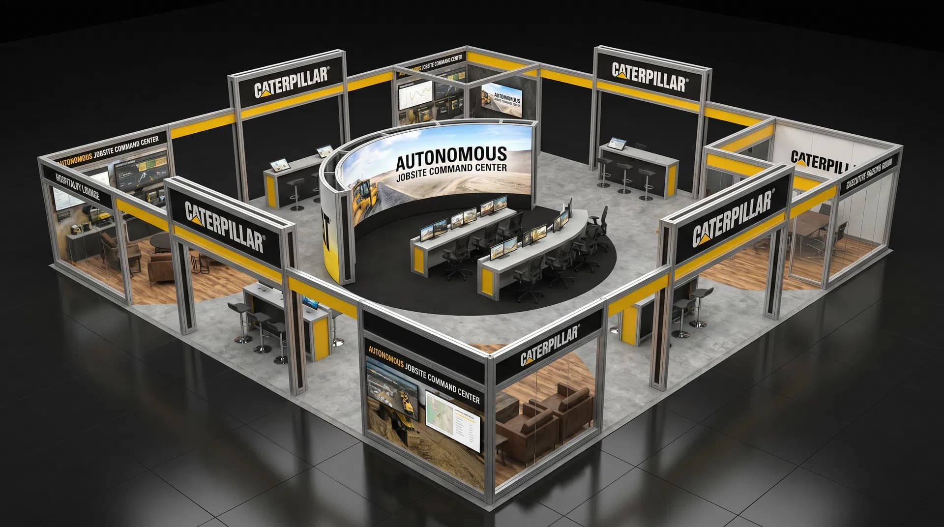 60 x 60 WHX Miami Exhibit Rental Rental 13