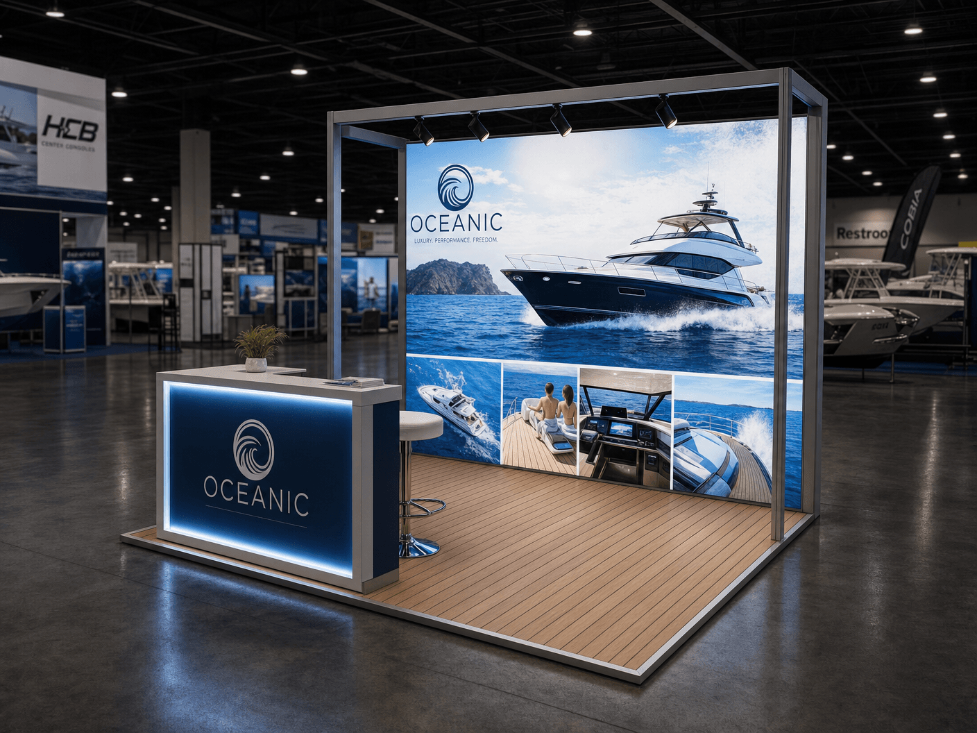 10x10 LED Exhibit for InfoComm in Orlando