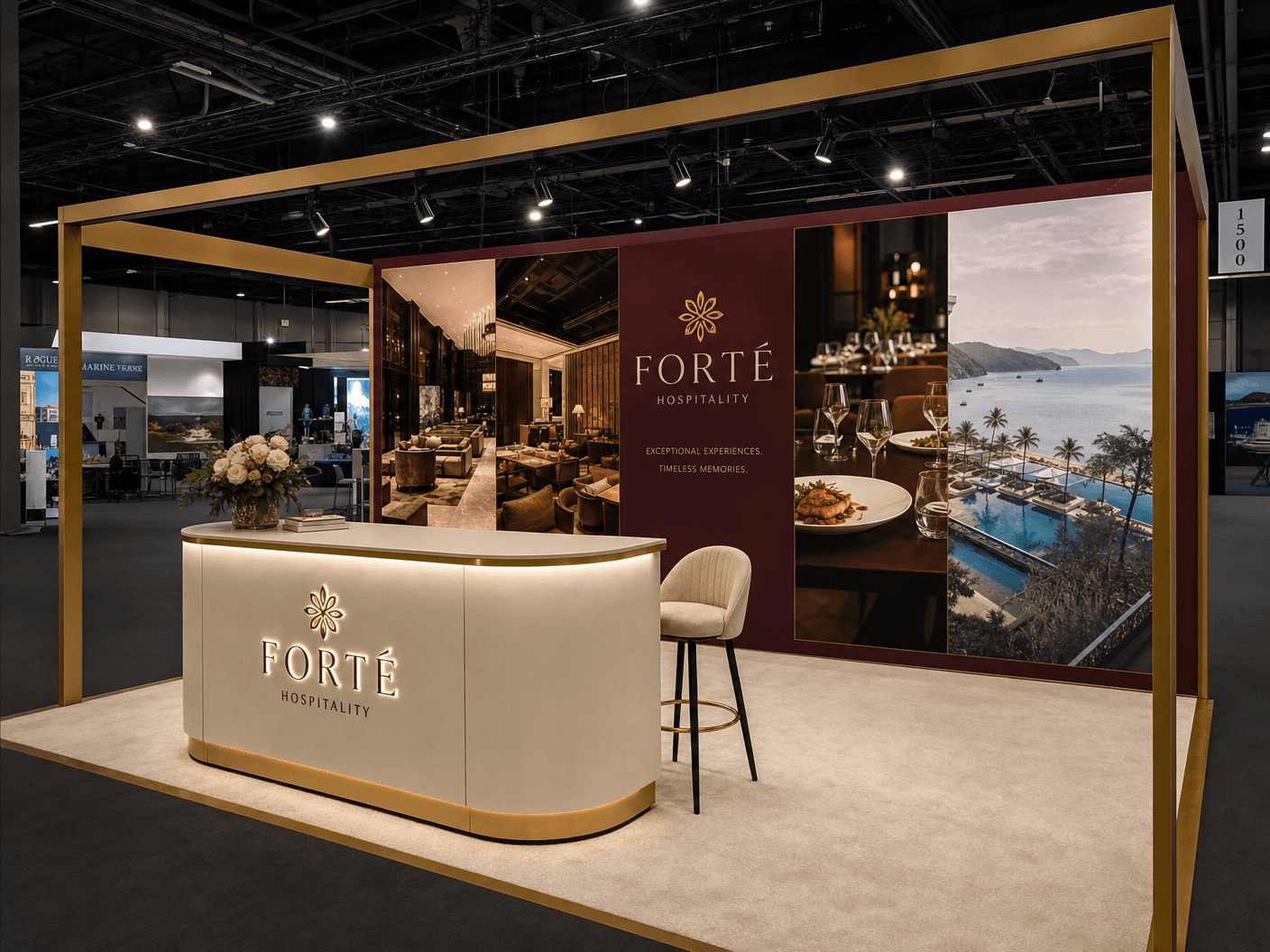 10x20 LED Display Exhibit for NRA Show Hospitality Brands