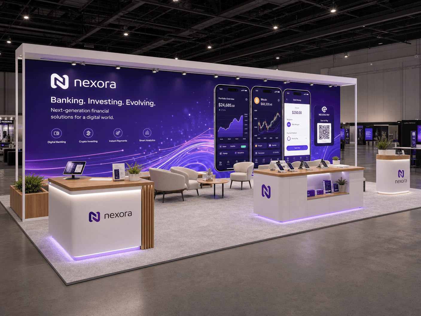 10x20 LED Exhibit for InfoComm in Orlando