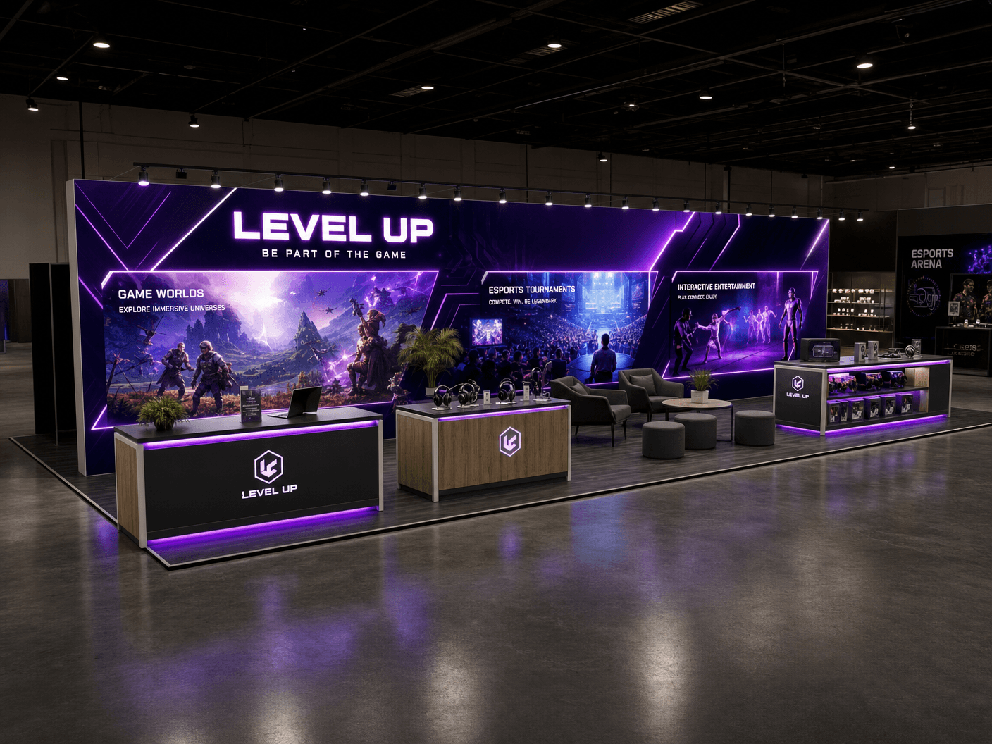 10x30 LED Exhibit Rental for SMM Boston