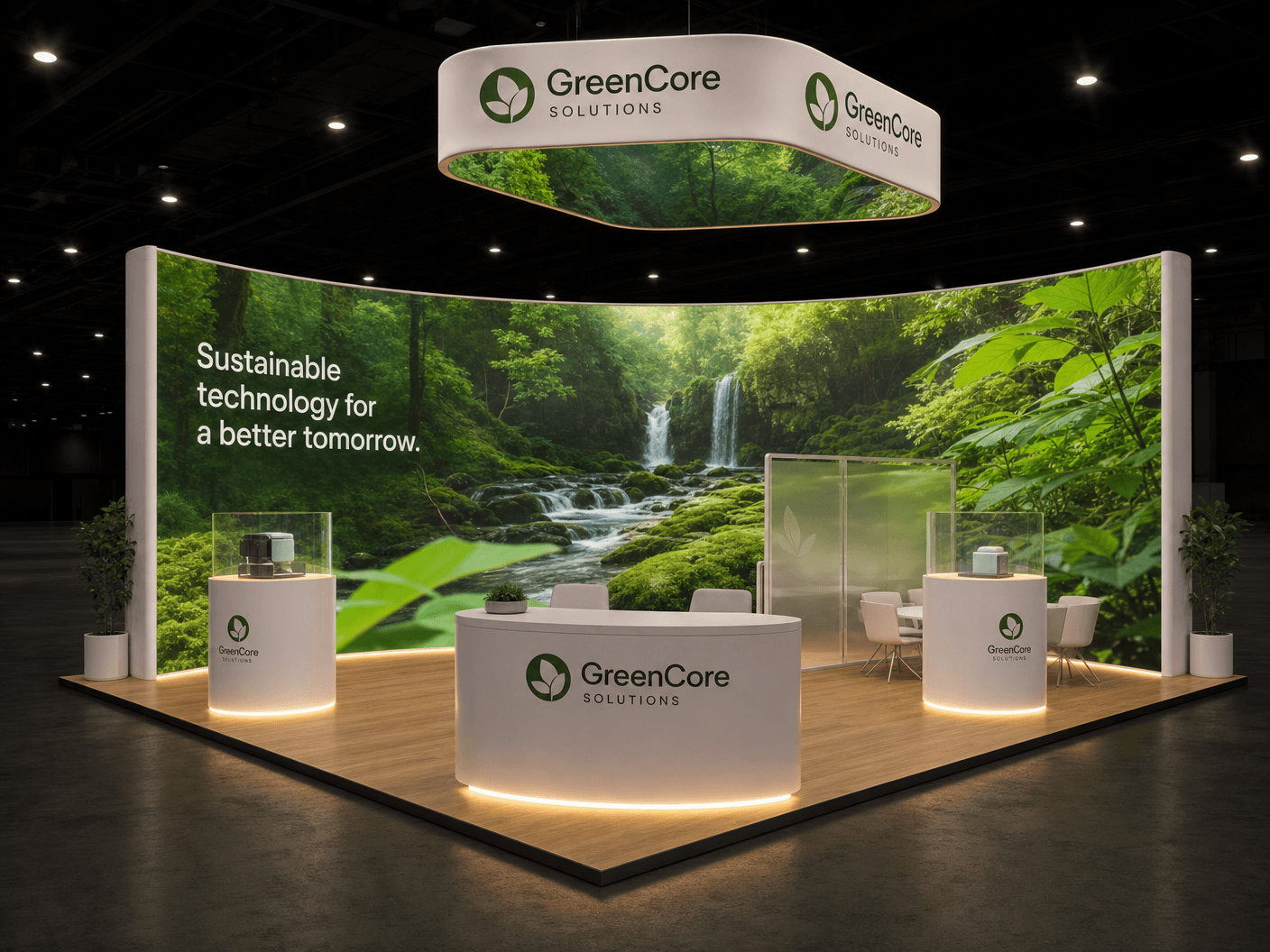 InfoComm LED Video Wall Exhibit – 20x20 Technology Companies