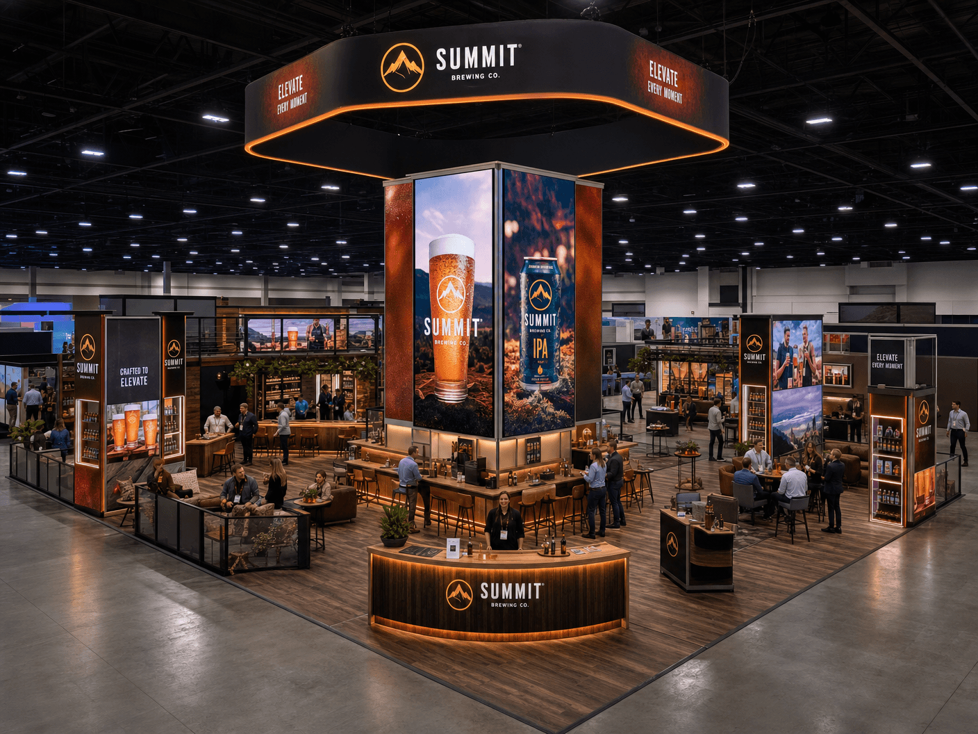 InfoComm Dynamic LED Exhibit – 50x50 Technology Companies