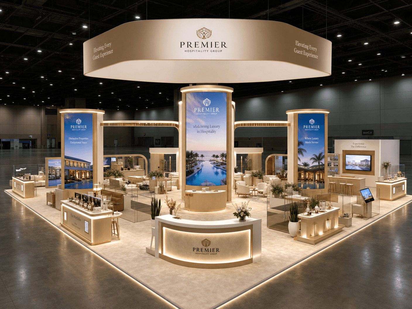ALIS 50x50 LED Display Exhibit – Hospitality Brands
