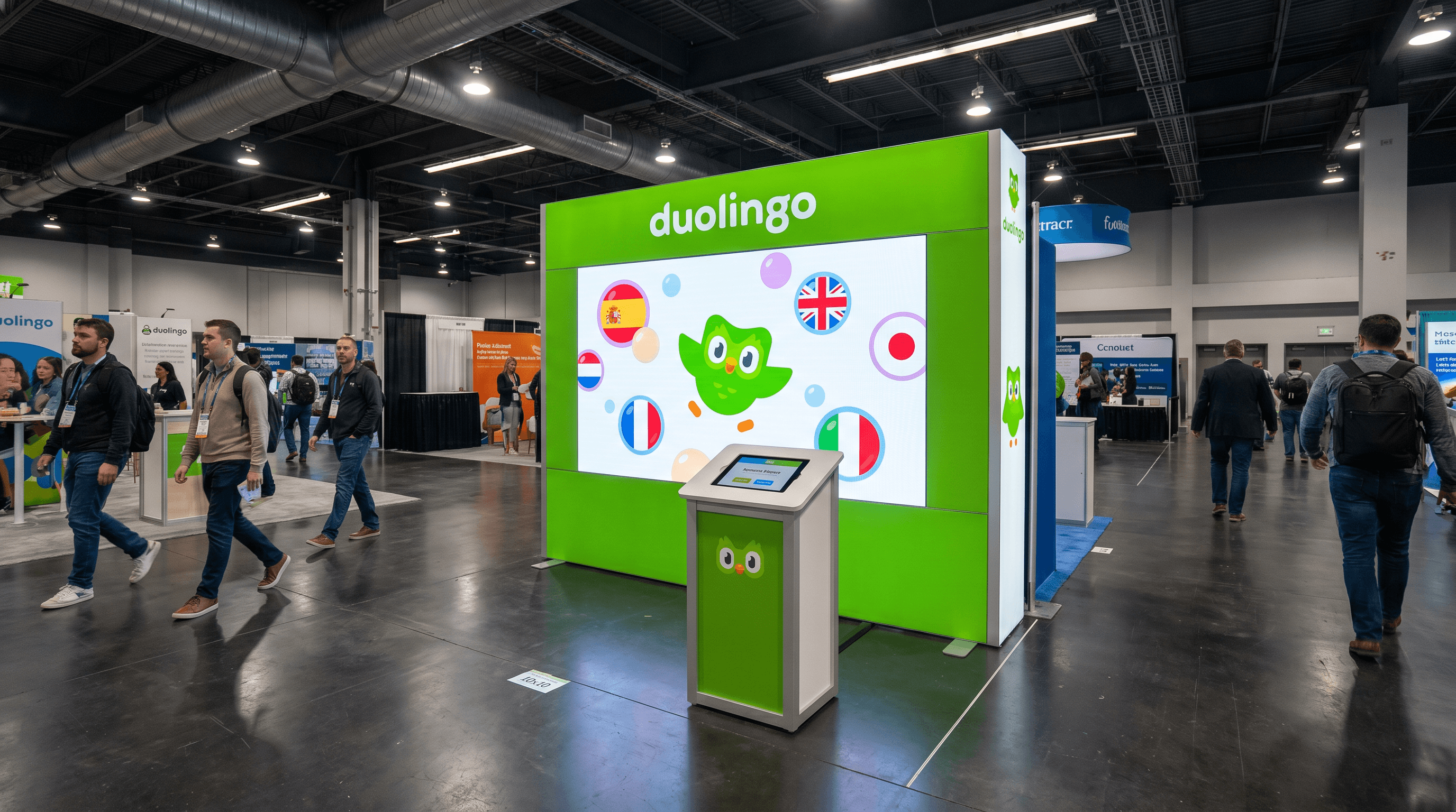 10x10 LED Exhibit Rental for SMM Houston