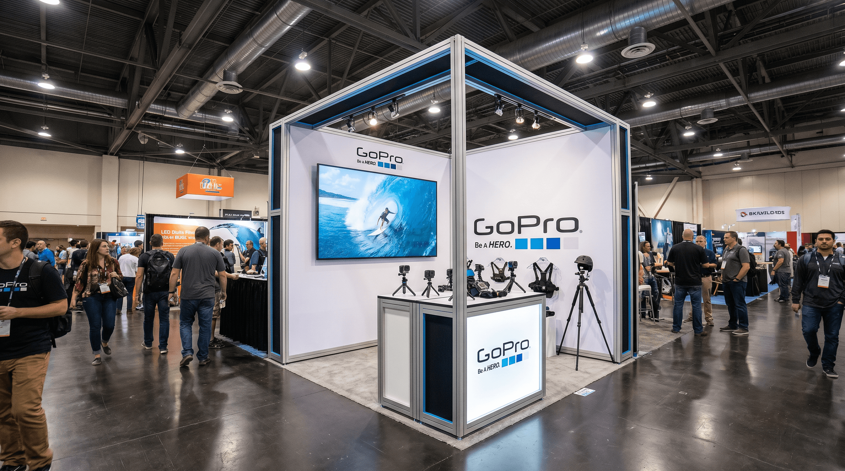 10x10 LED Exhibit for Comic-Con in Phoenix