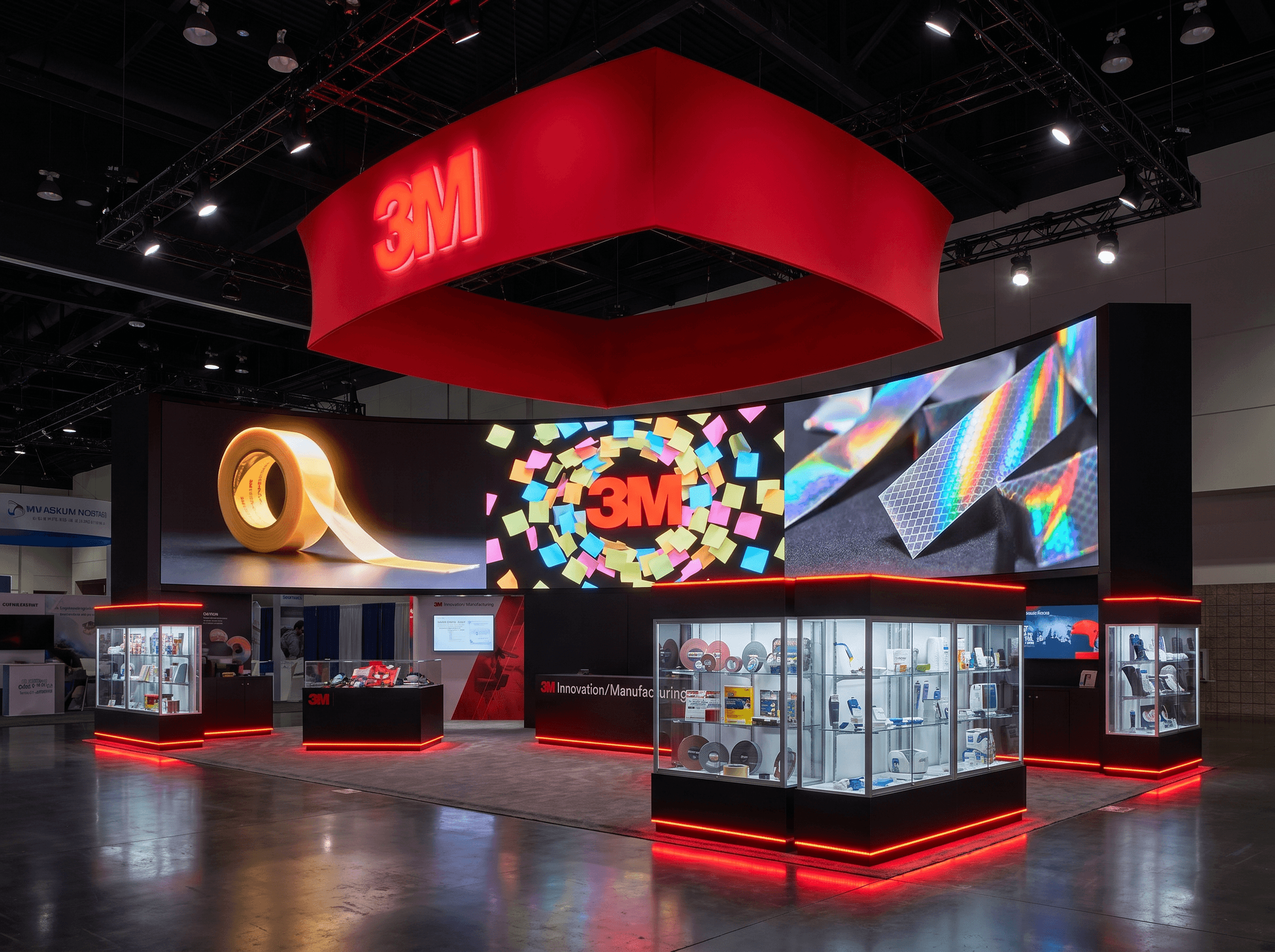 Cosmoprof LED Screen Exhibit – 20x30 Technology Companies