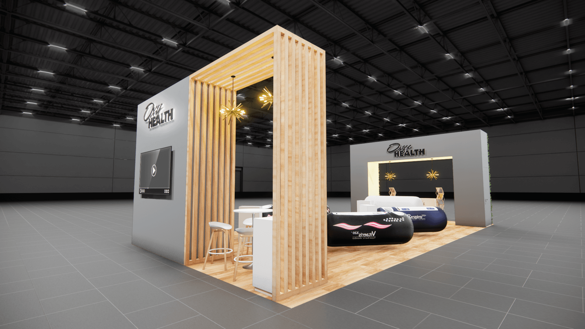 20 x 40 Island Trade Show Display — Las Vegas