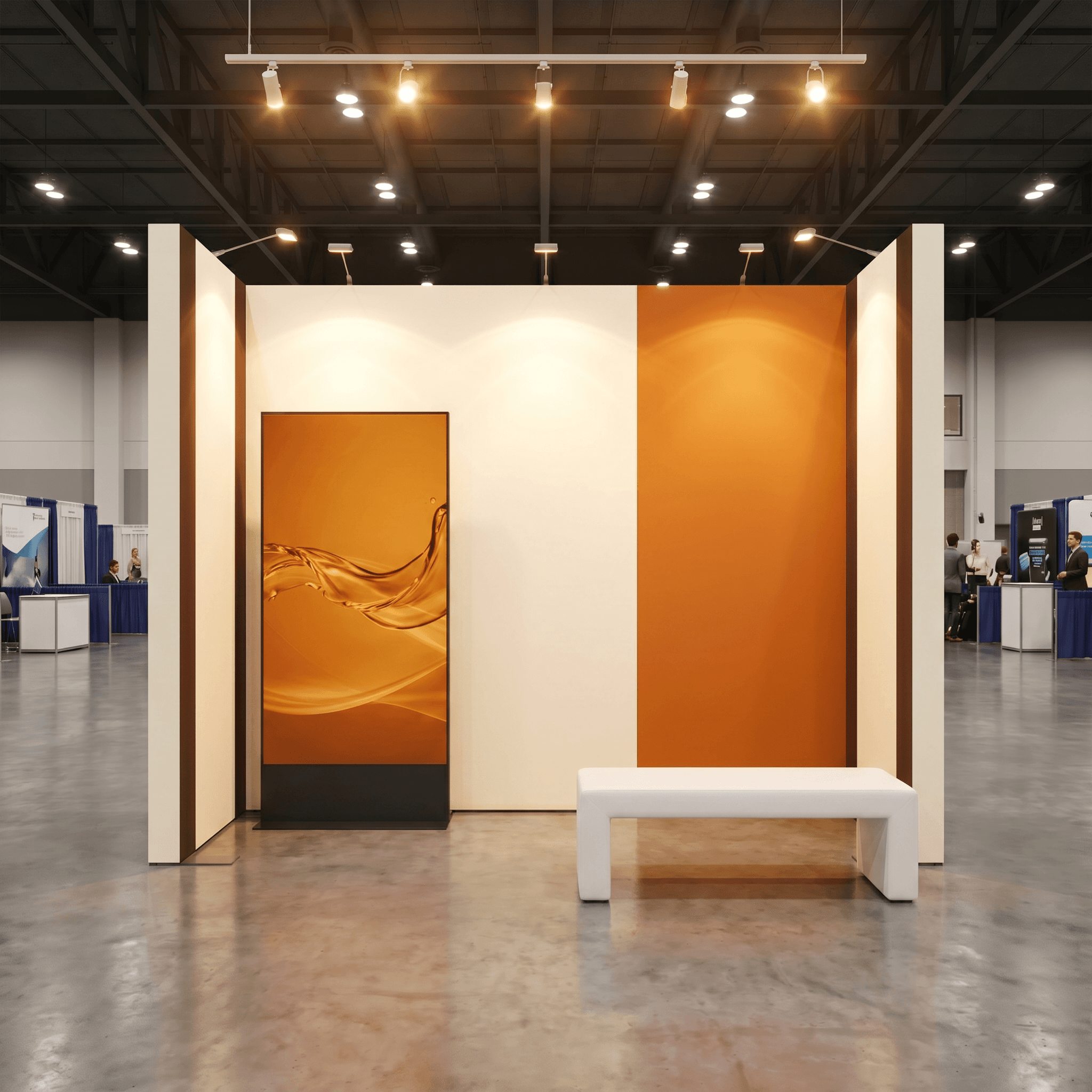 10 x 10 Inline Affordable Exhibit Rental — SEMA Show, Las Vegas