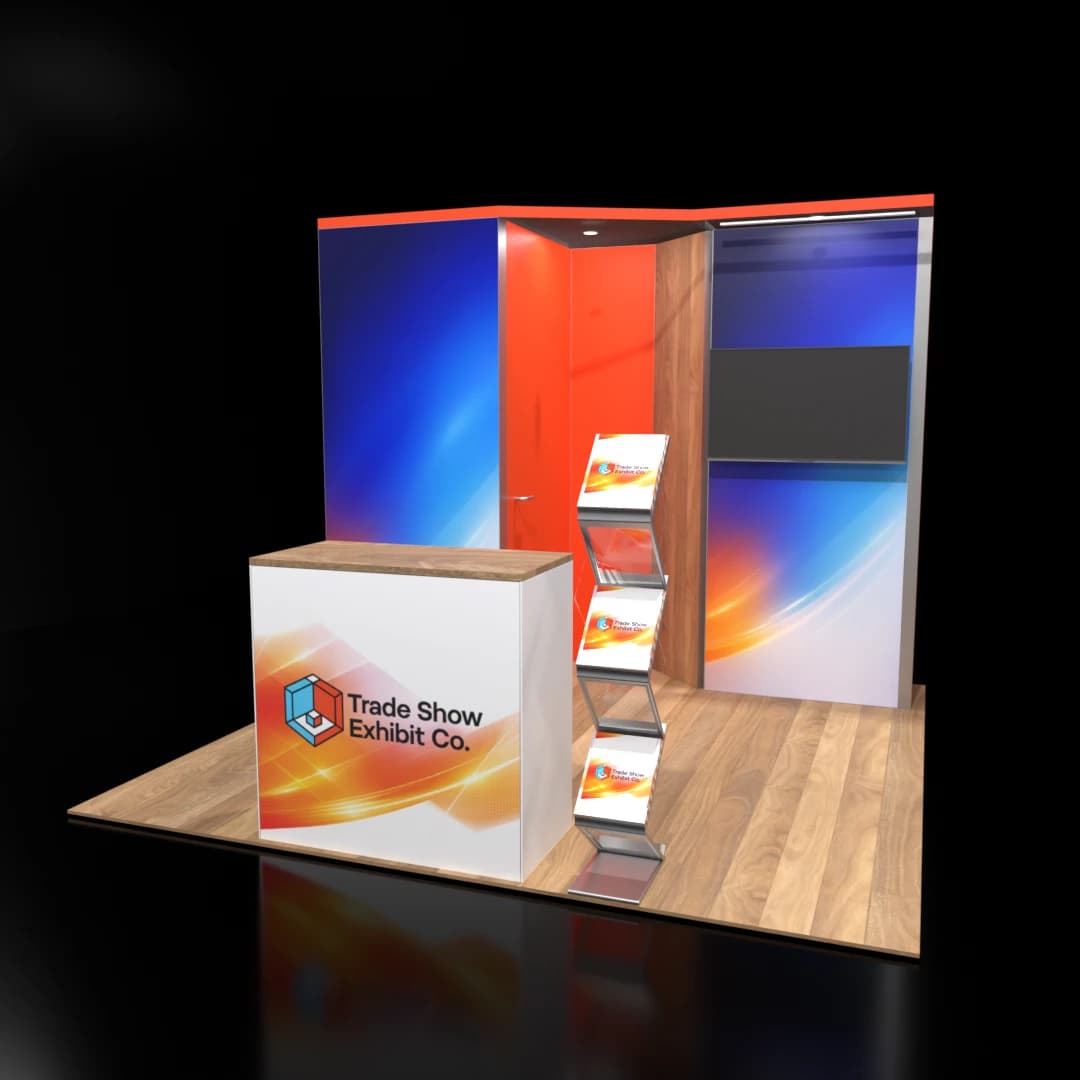 10 x 10 Inline Affordable Exhibit Rental — CES, Las Vegas