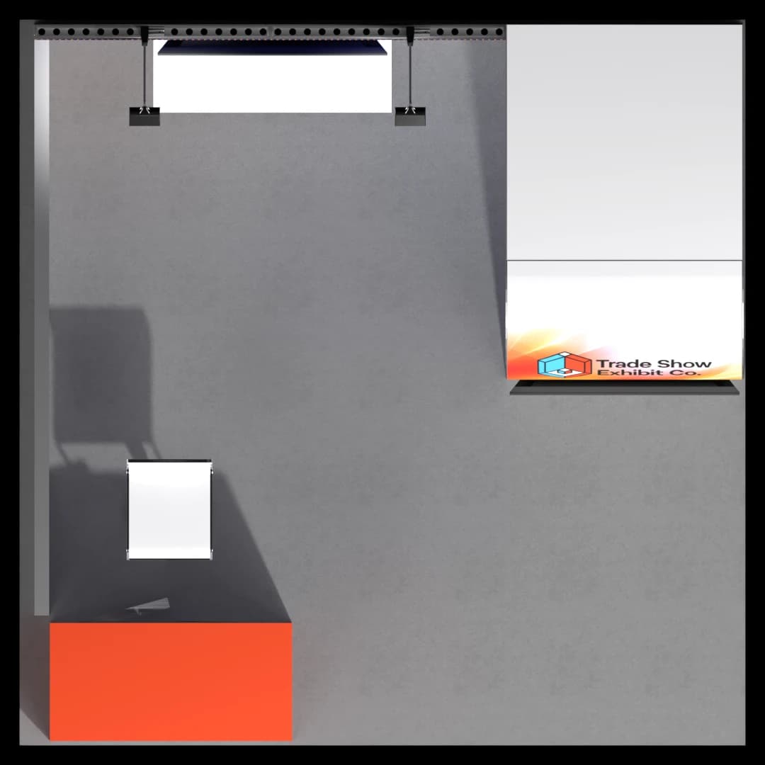 10 x 10 Inline Affordable Exhibit Rental — CES, Las Vegas