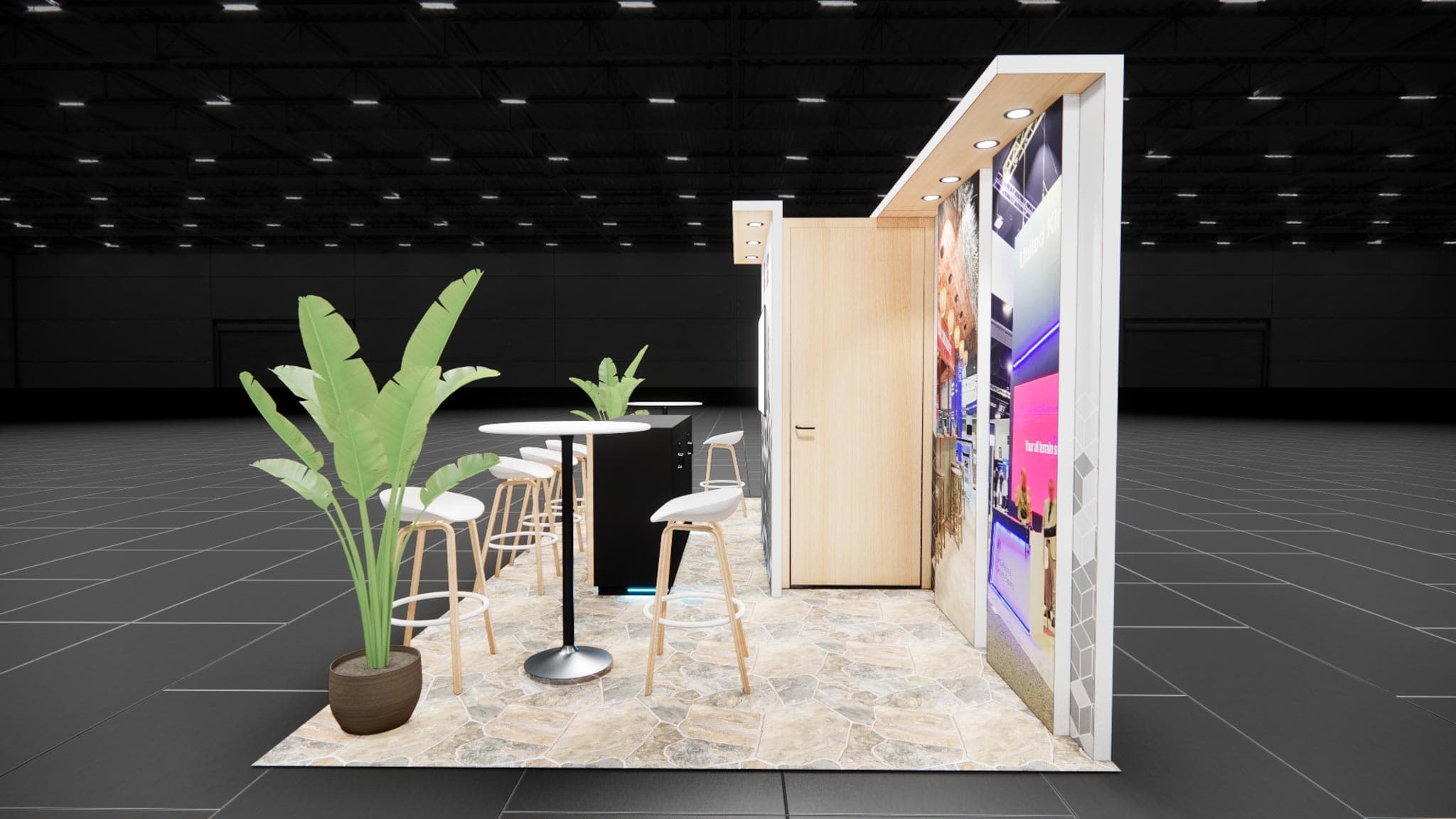 10 x 20 Inline Affordable Exhibit Rental — CES, Las Vegas
