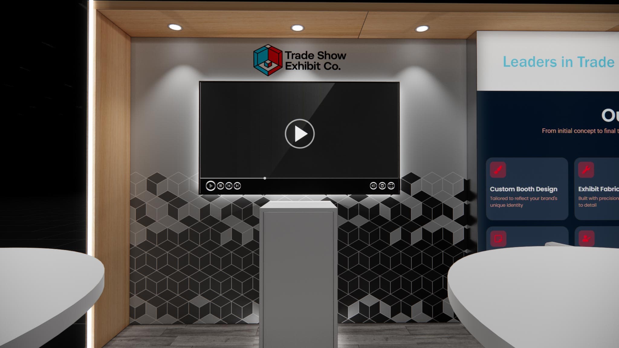 10 x 20 Inline Affordable Exhibit Rental — CES, Las Vegas