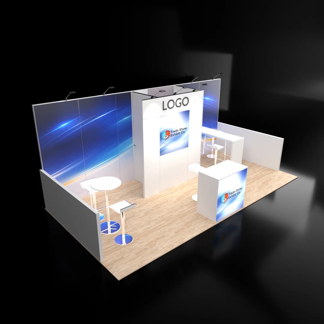 10 x 20 Inline Affordable Exhibit Rental — CES, Las Vegas
