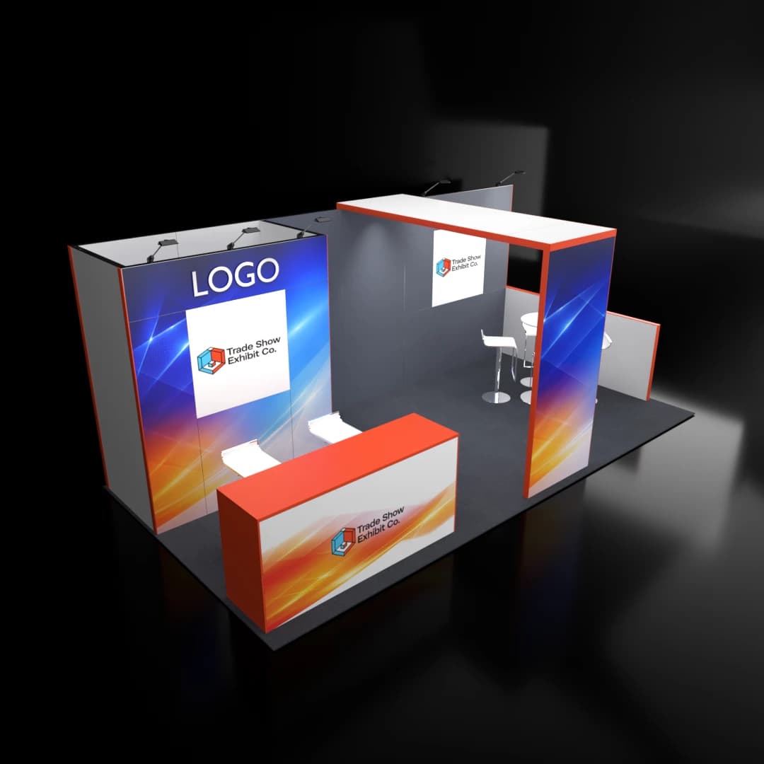 10 x 20 Inline Affordable Exhibit Rental — CES, Las Vegas