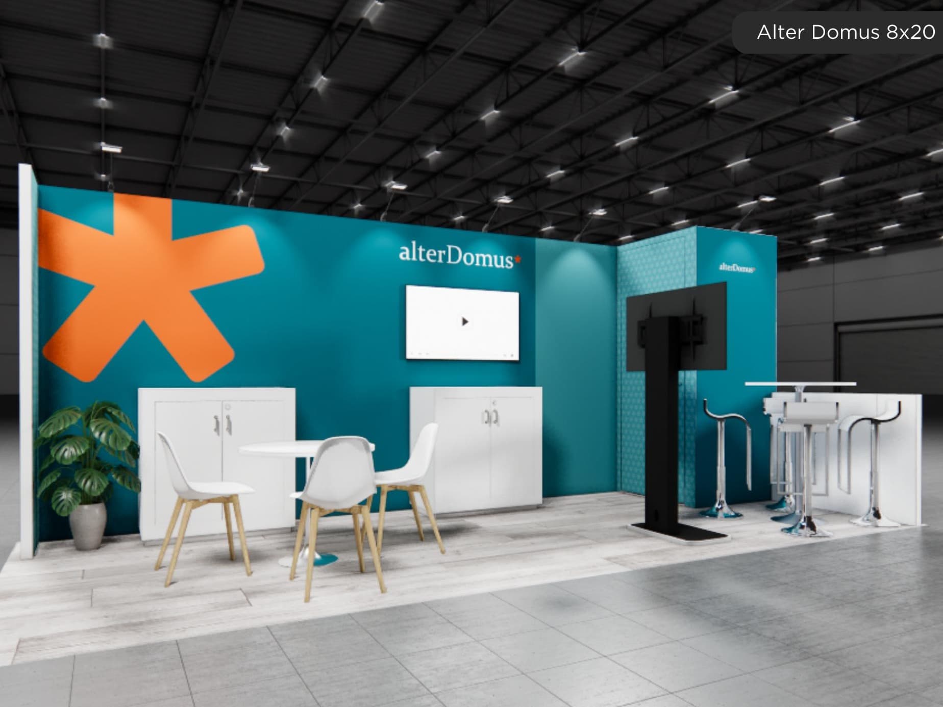 8 x 20 Inline Exhibit Rental — The NGA Show, Las Vegas