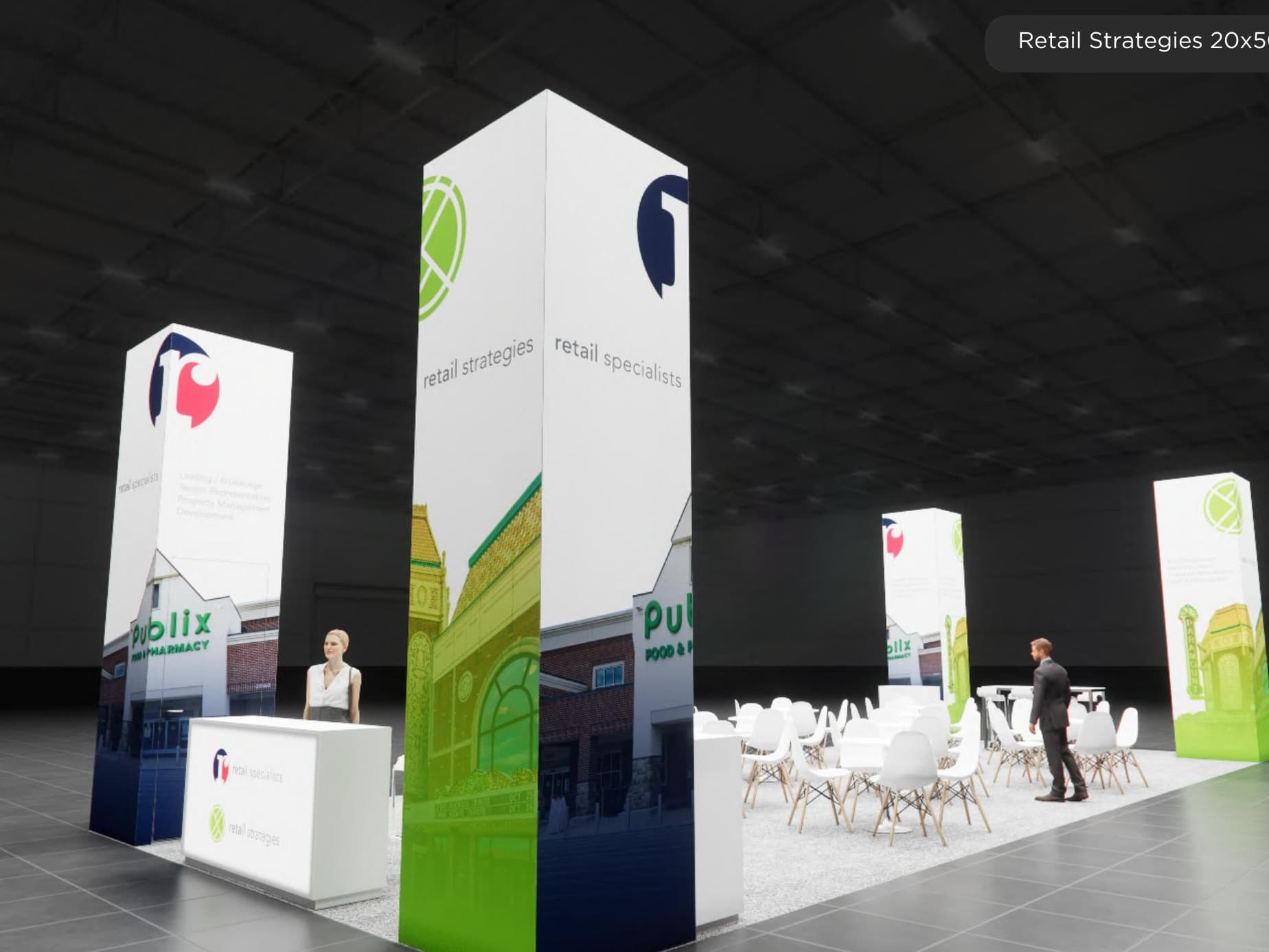 20 x 50 Island Exhibit Rental — SEMA Show, Las Vegas
