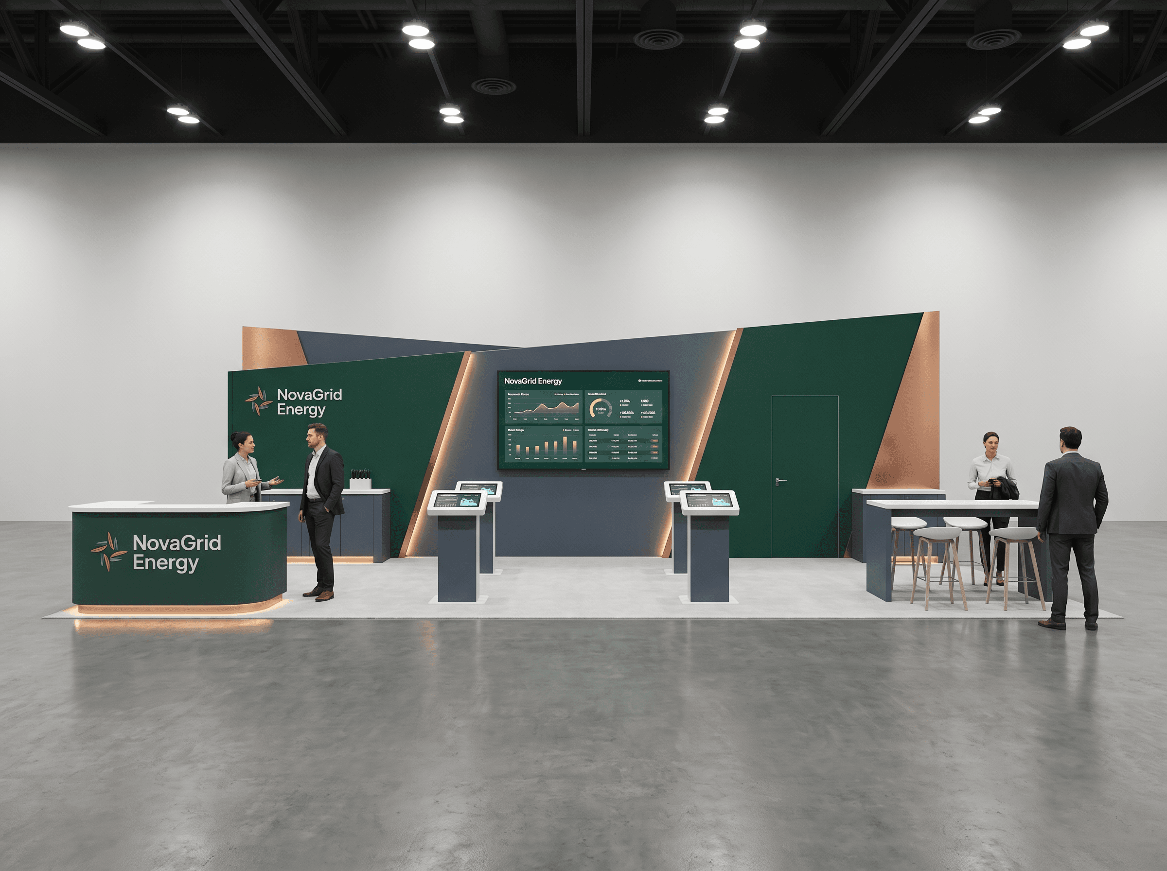 10 x 30 Inline Exhibit Rental