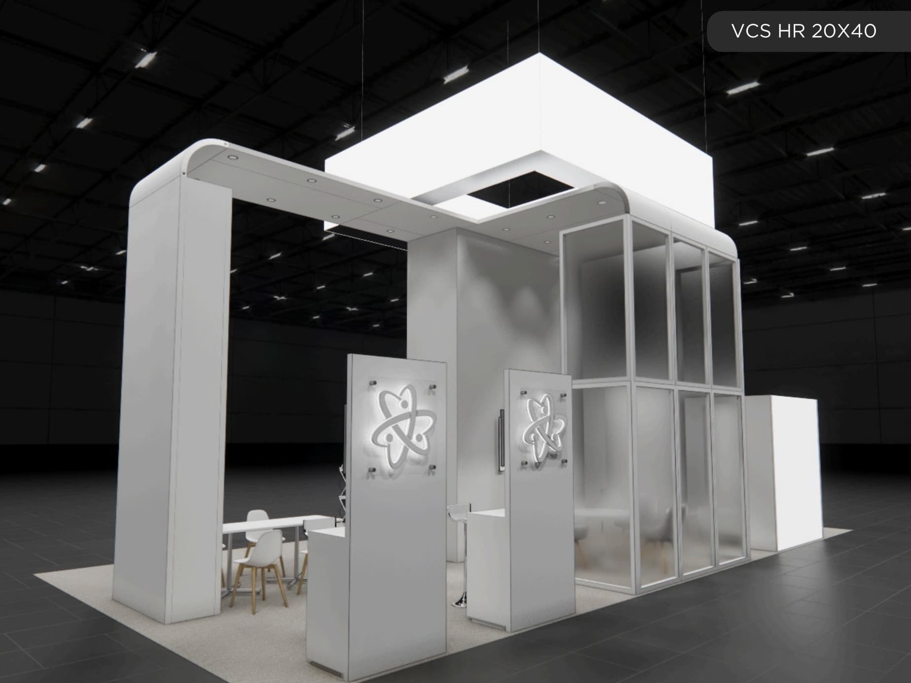 20 x 40 Island Exhibit Rental — NAB Show, Las Vegas
