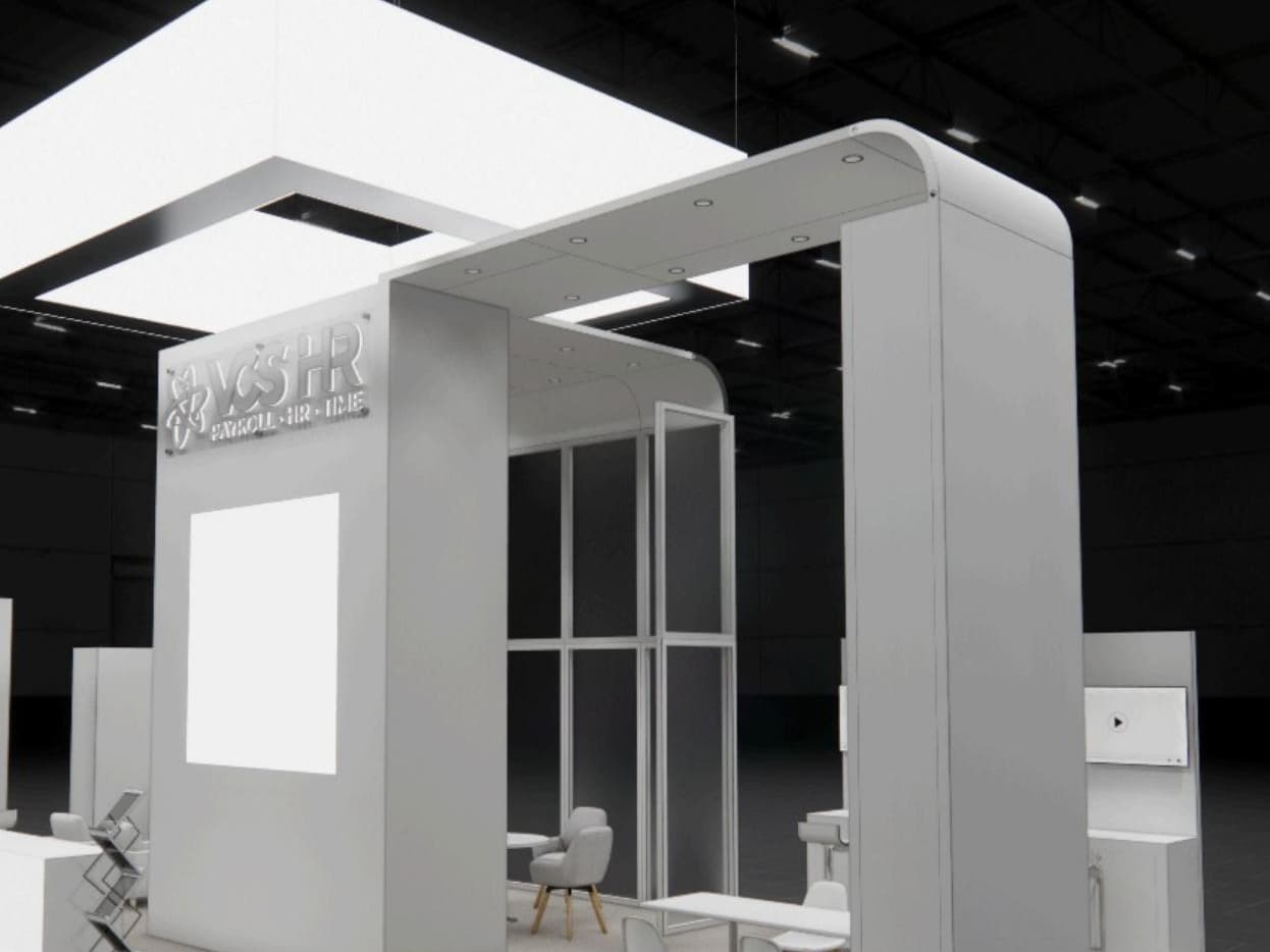 20 x 40 Island Exhibit Rental — NAB Show, Las Vegas