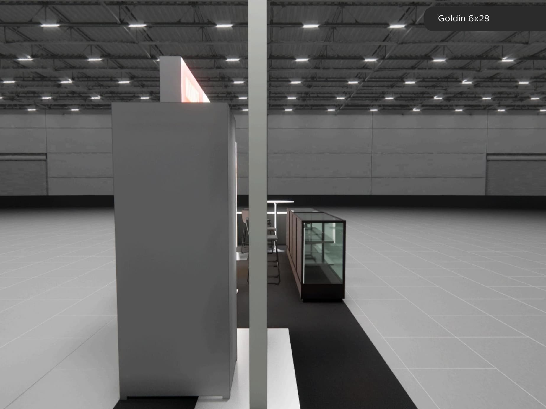6 x 28 Inline Exhibit Rental — LDI Show, Las Vegas