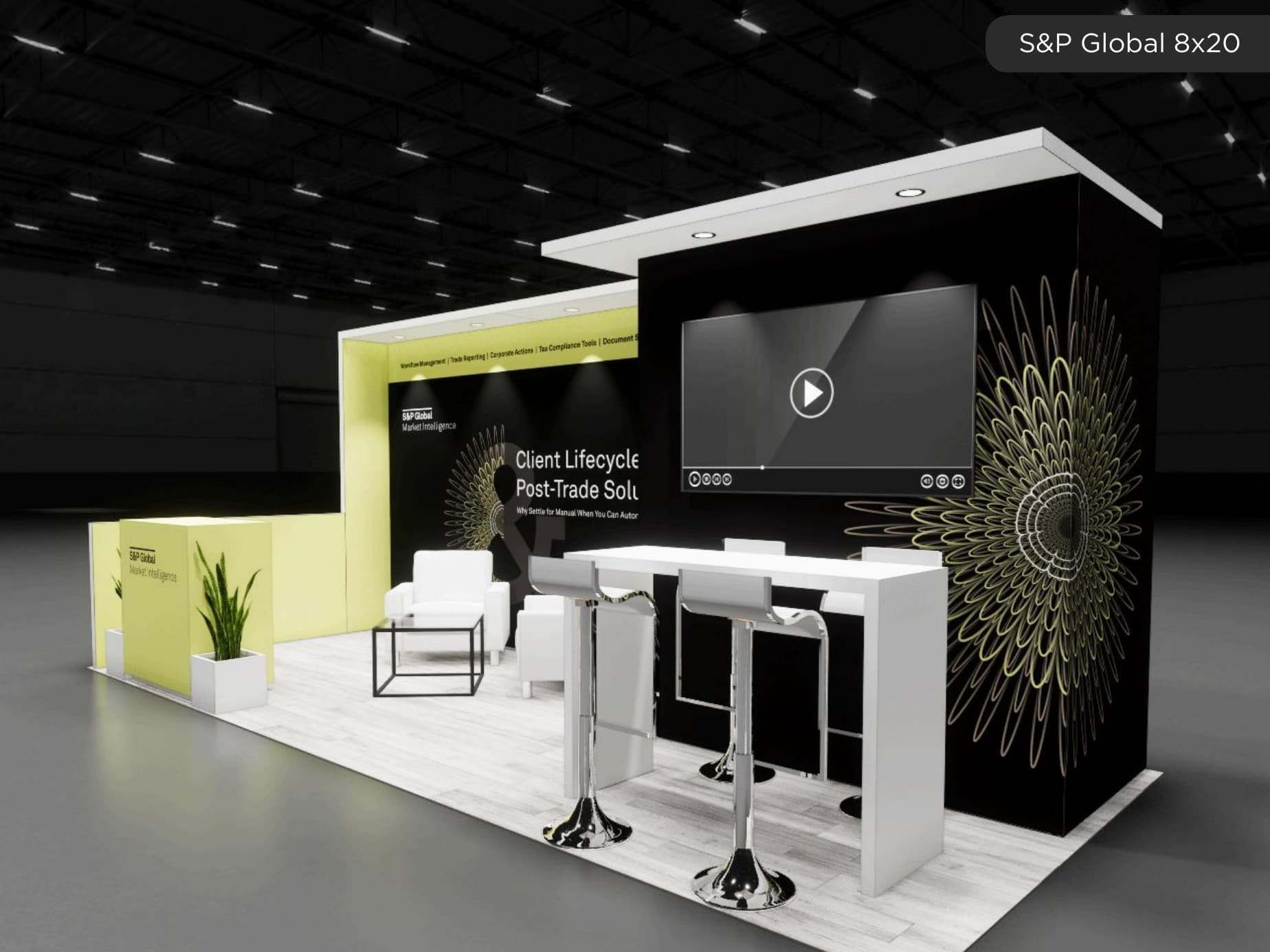 8 x 20 Inline Exhibit Rental — SEMA Show, Las Vegas