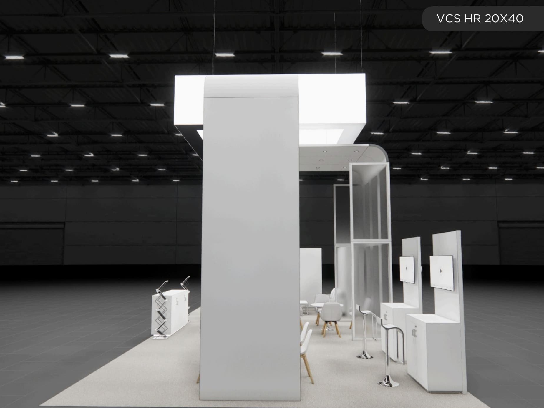 20 x 40 Island Exhibit Rental — NAB Show, Las Vegas