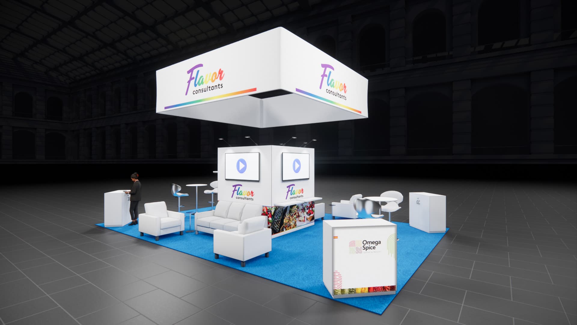 20 x 30 Island Exhibit Rental — PACK EXPO Las Vegas, Las Vegas