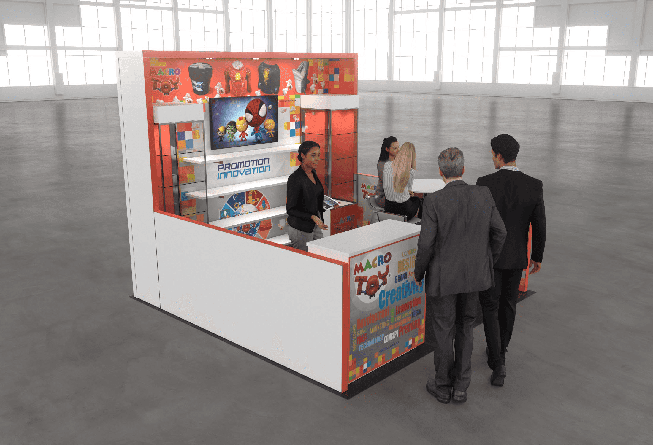 10 x 10 Inline Exhibit Rental — Coverings, Orlando