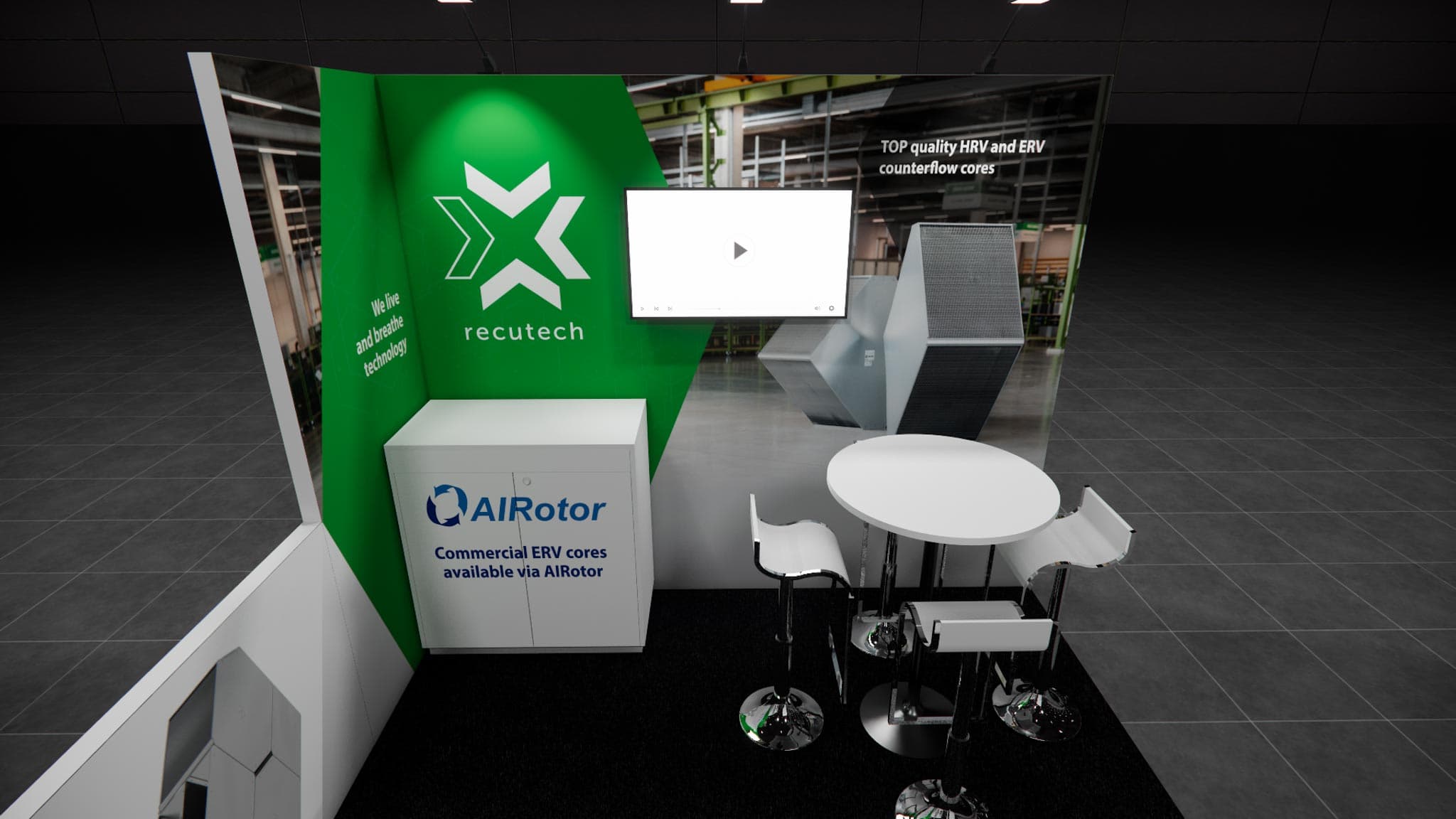 10 x 10 Inline Exhibit Rental — Coverings, Orlando