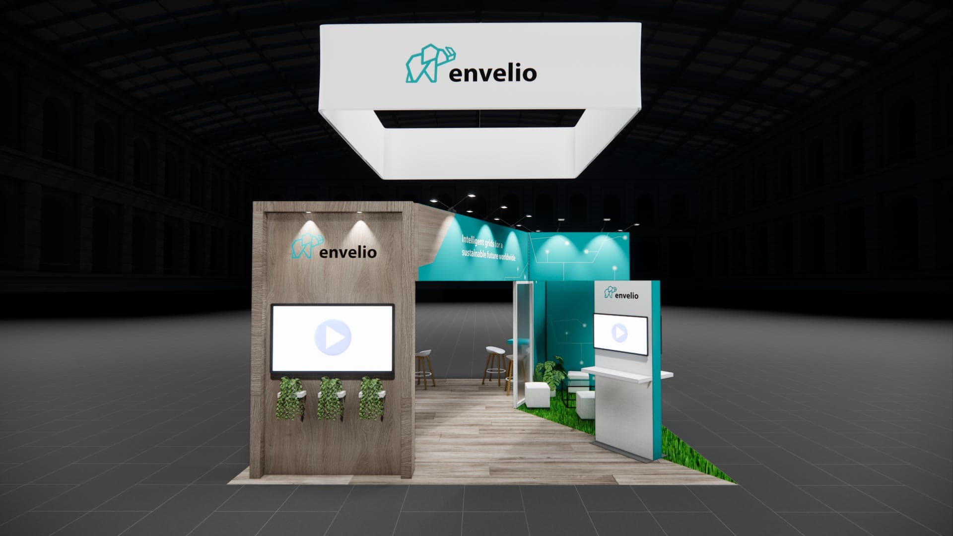 20 x 20 Island Exhibit Rental — Global Pet Expo, Orlando