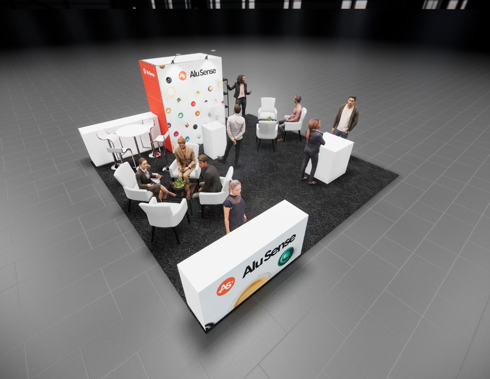 20 x 20 Island Exhibit Rental — MODEX, Atlanta