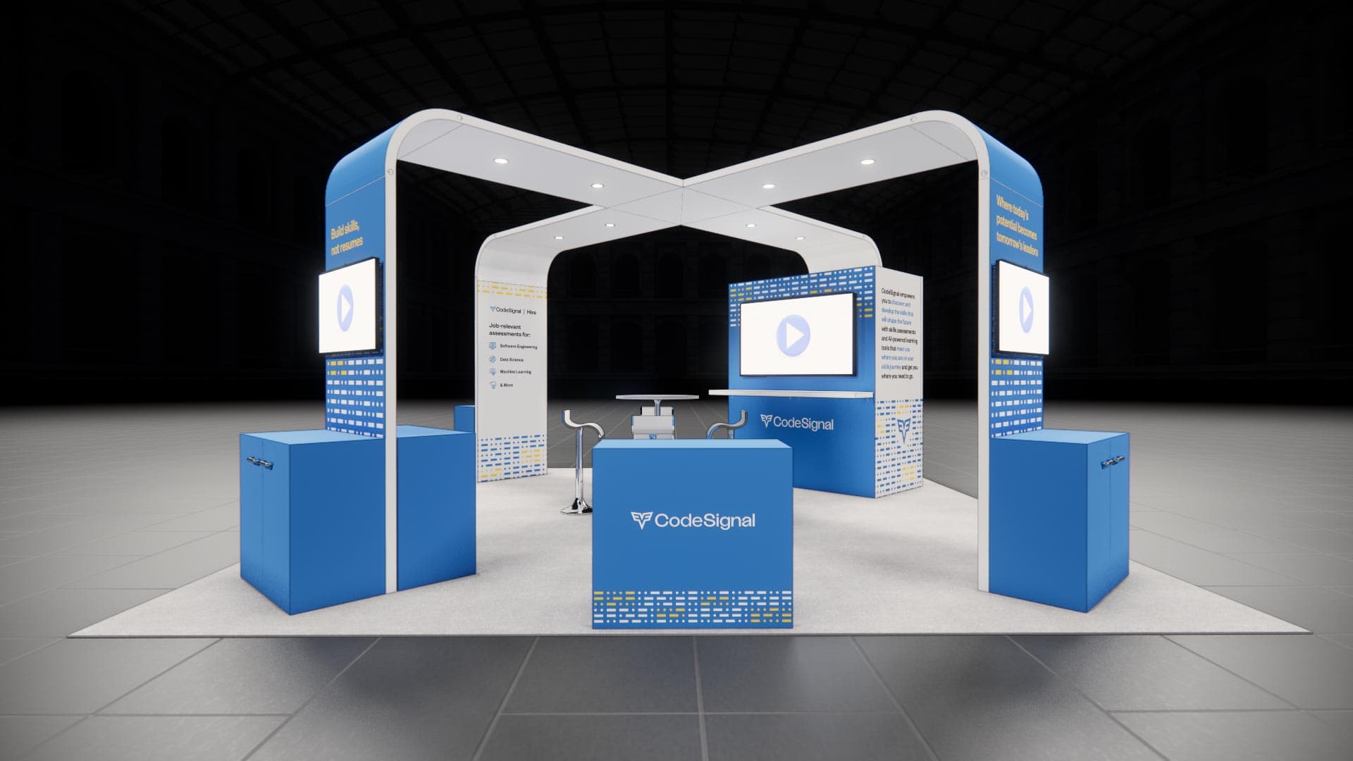 20 x 20 Island Exhibit Rental — MODEX, Atlanta
