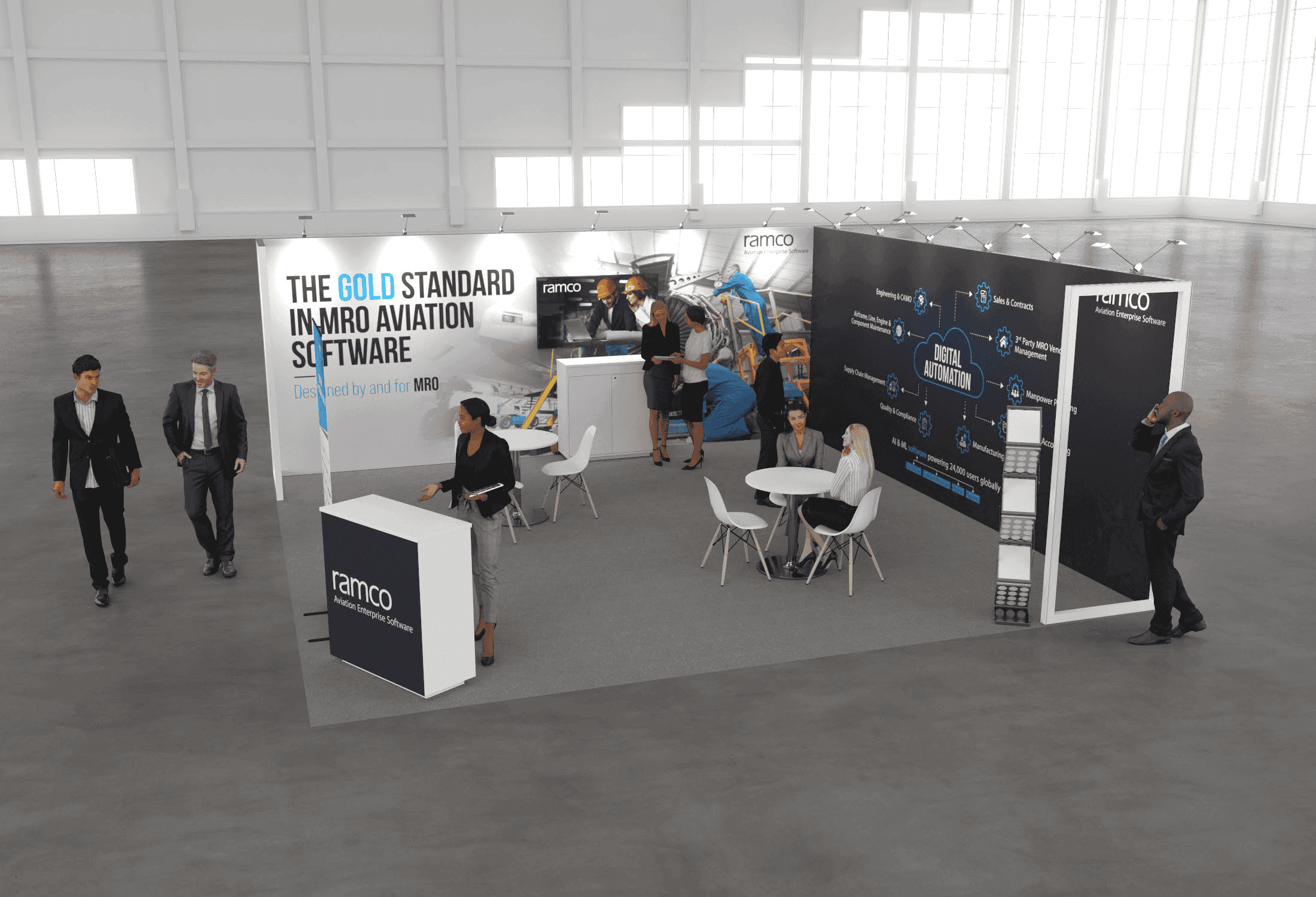 20 x 20 Island Exhibit Rental — IAAPA Expo, Orlando