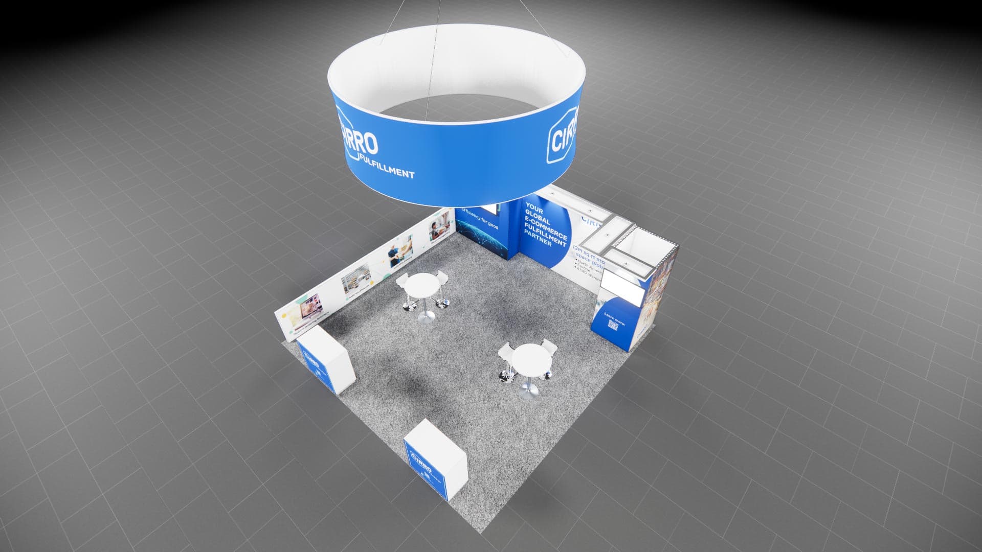 20 x 20 Island Exhibit Rental — IAAPA Expo, Orlando