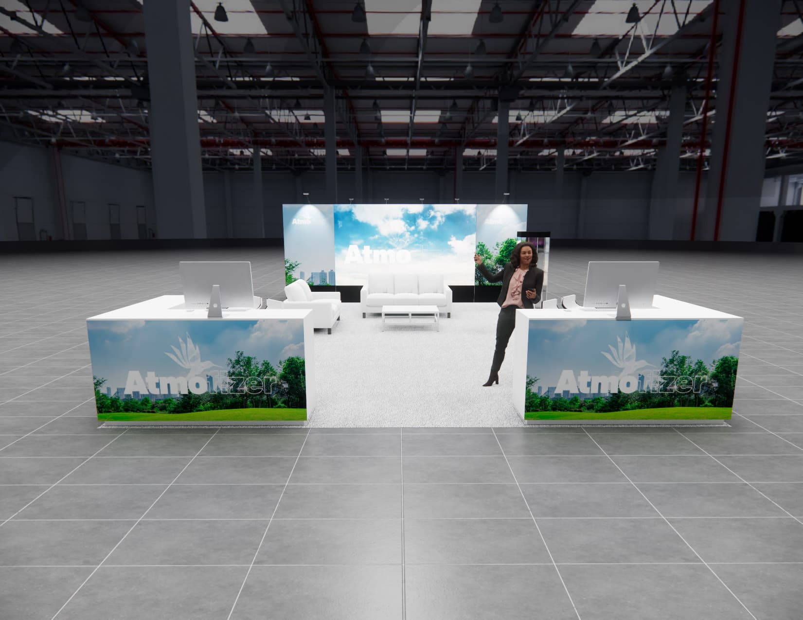 20 x 30 Island Exhibit Rental — IPPE, Atlanta
