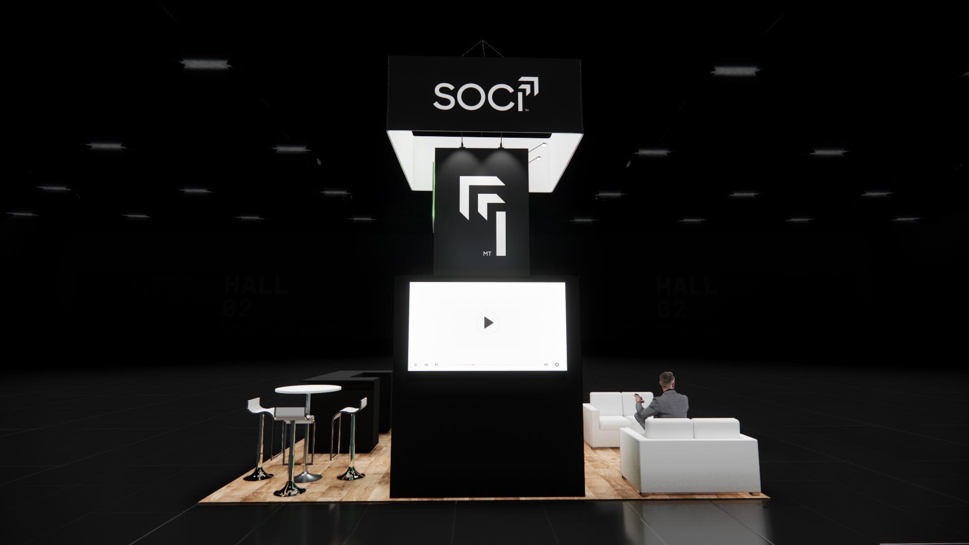 20 x 20 Island Exhibit Rental — MODEX, Atlanta
