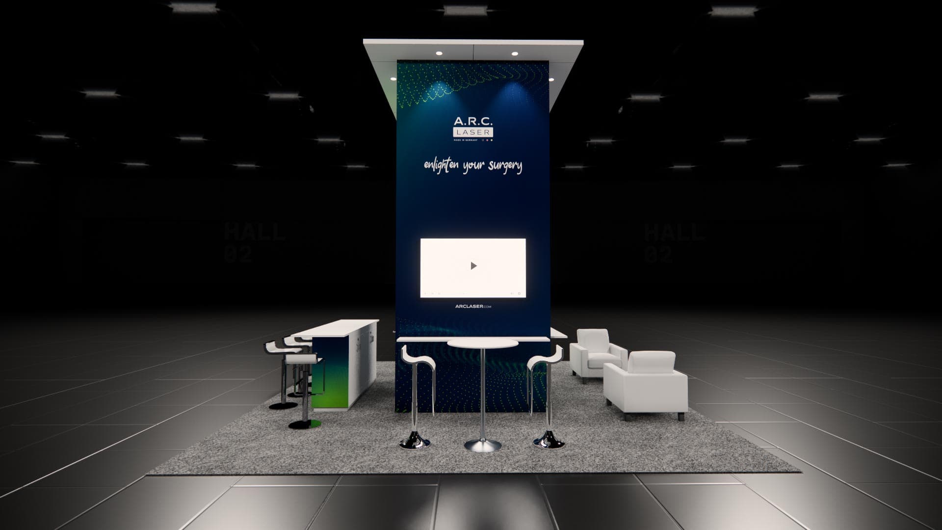 20 x 20 Island Exhibit Rental — Global Pet Expo, Orlando