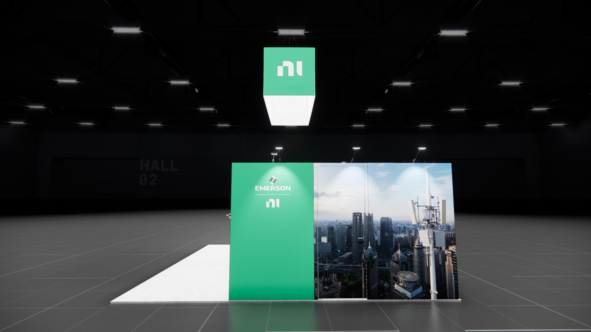 20 x 20 Island Exhibit Rental — MODEX, Atlanta