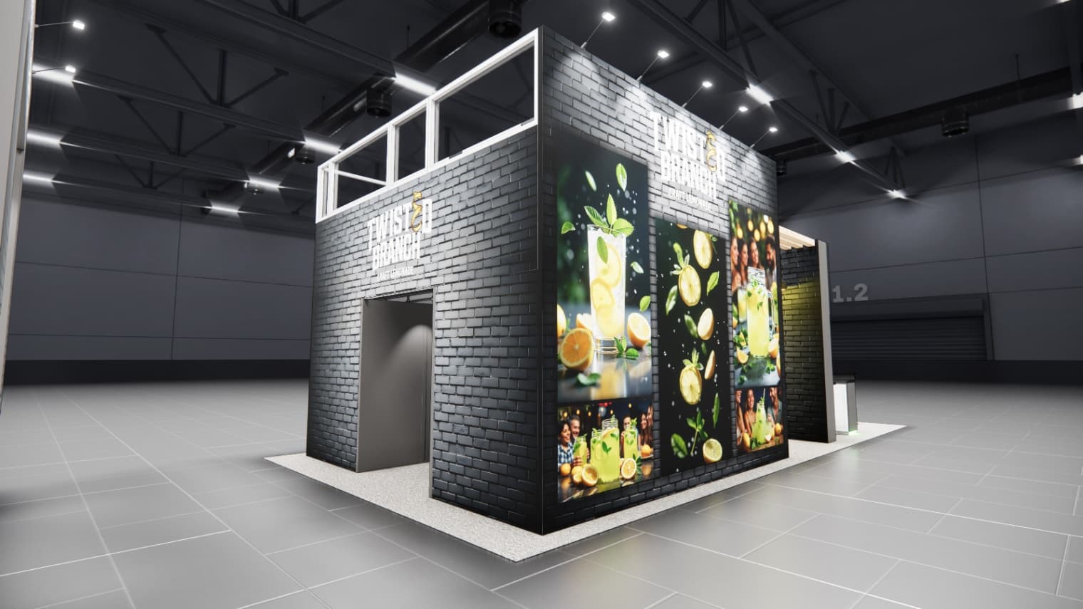 20 x 40 Double-Deck Exhibit Rental — IPPE, Atlanta