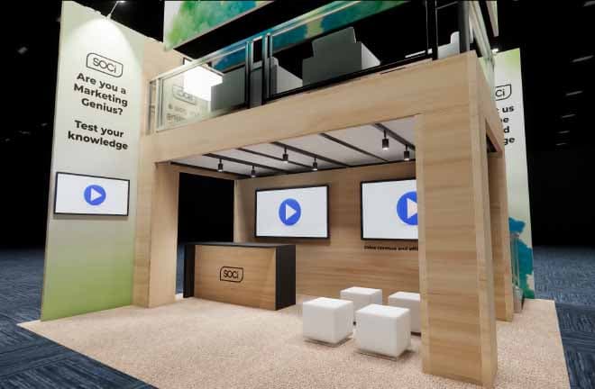 20 x 20 Double-Deck Exhibit Rental — IAAPA Expo, Orlando