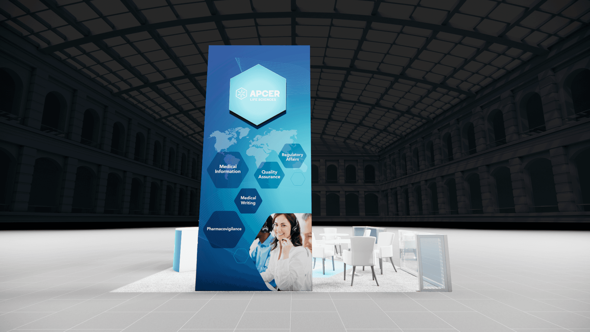 20 x 20 Island Exhibit Rental — InfoComm, Las Vegas