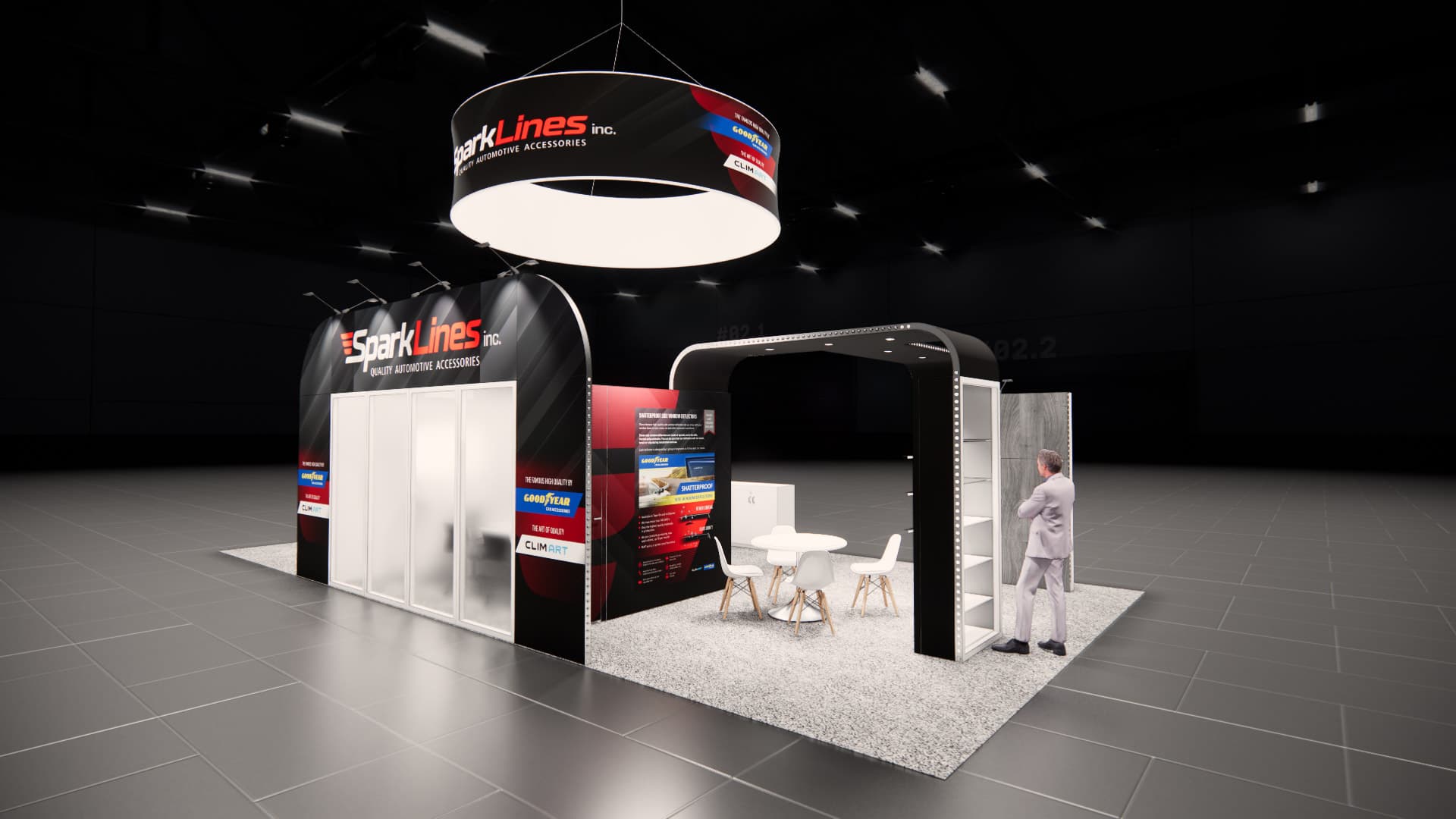 20 x 40 Island Exhibit Rental — IPPE, Atlanta
