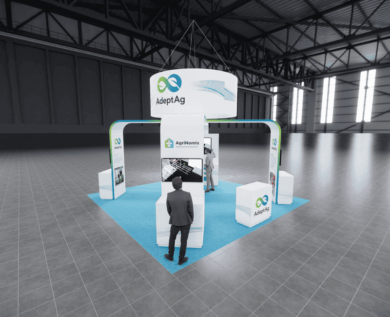 20 x 20 Island Exhibit Rental — Global Pet Expo, Orlando