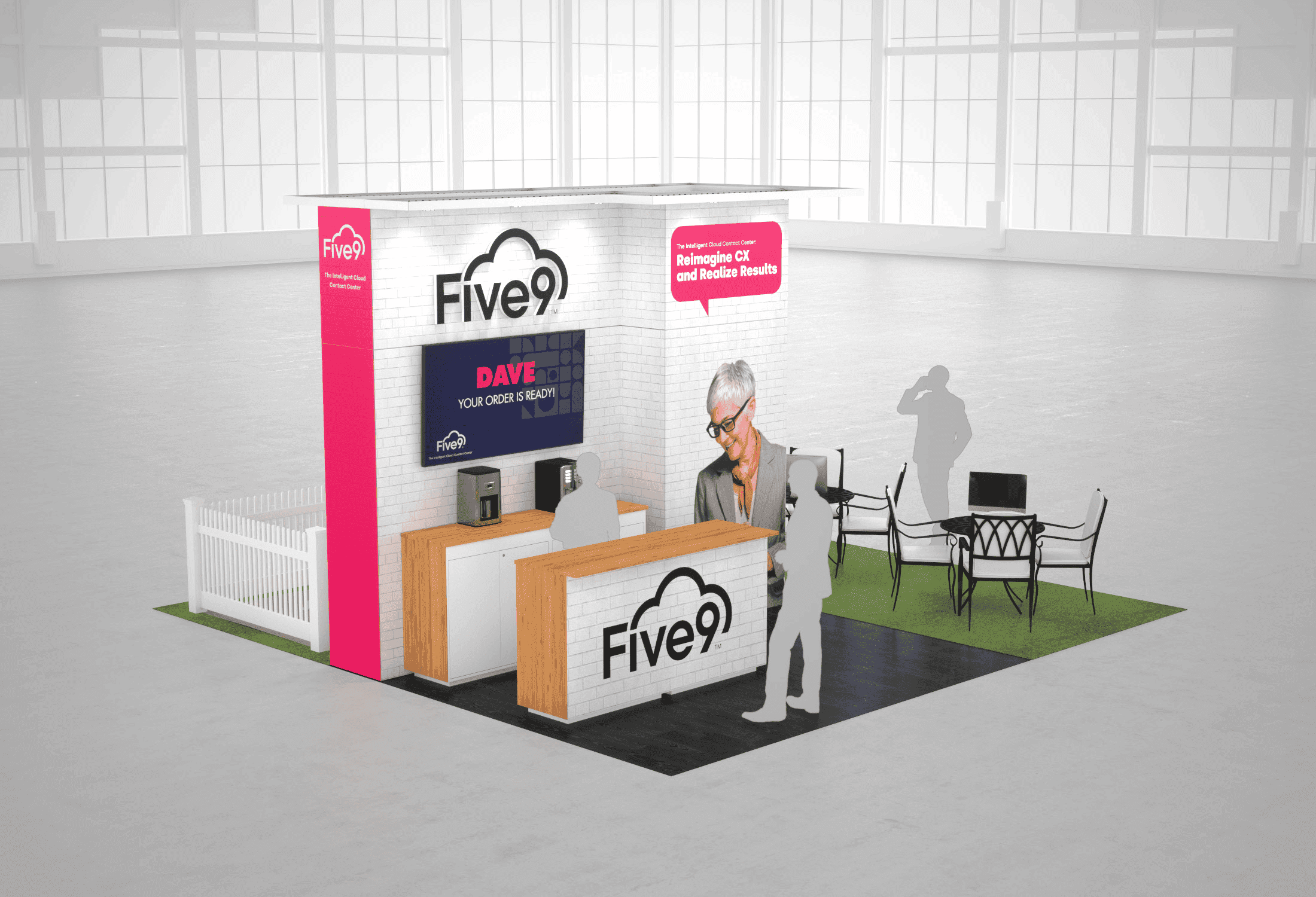 20 x 20 Island Exhibit Rental — MODEX, Atlanta