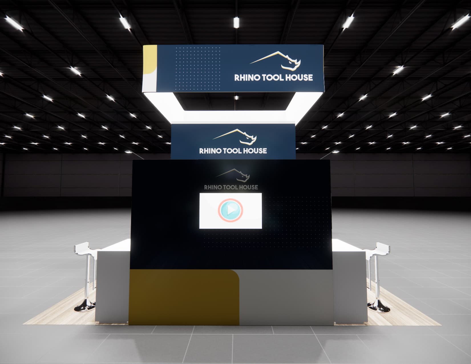 20 x 30 Island Exhibit Rental — SEMA Show, Las Vegas