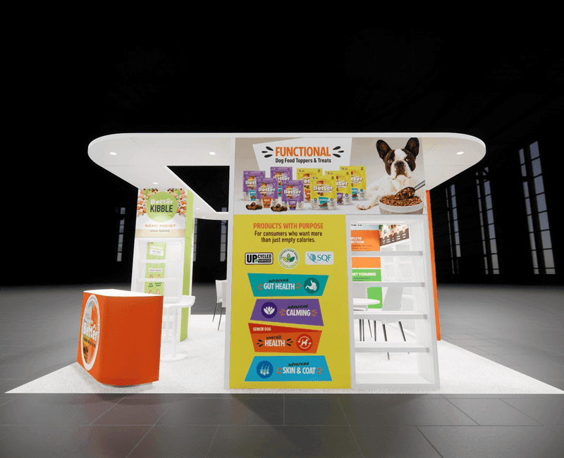 20 x 20 Island Exhibit Rental — InfoComm, Las Vegas
